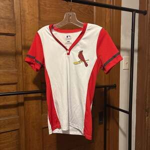 Majestic St Louis Cardinals Cool Base 2 Button Jersey Mens Large Shirt Blank MLB